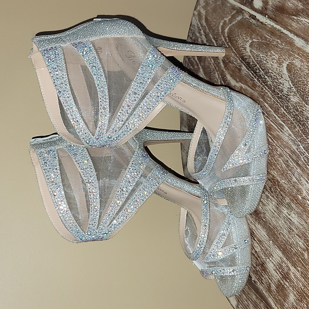 De Blossom Collection Silver heels